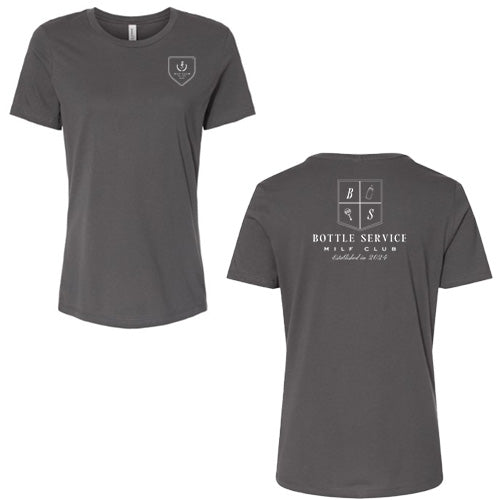 Bottle Service Milf Club Crest Tee CUSTOM