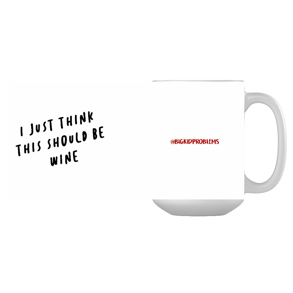 I Just Think This Should Be Wine Mug