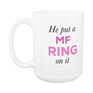 Engagement* Ring Mug